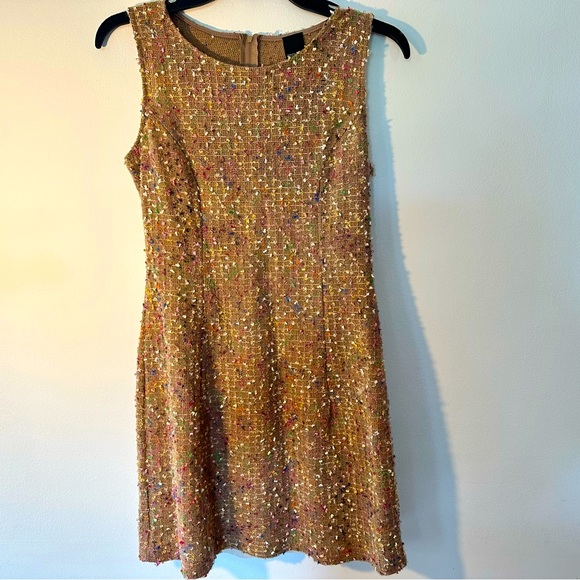Modcloth Dresses & Skirts - ModCloth x Innovation Wool Blend Multicolor Tweed Mini Sleeveless Dress Size S